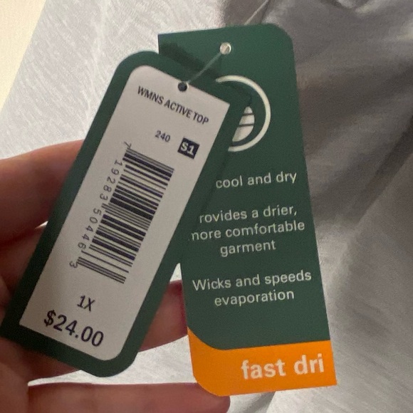 MTA Sports Women's Gray Tanktop NWT 1X - Picture 6 of 7